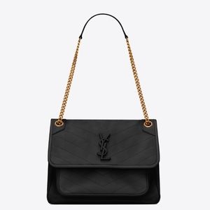 Niki Medium Smooth Leather Shoulder Bag